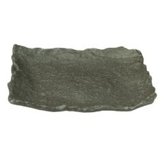 【星空 さざ波四ツ脚四方皿】皿 高さ38mm×直径:220【業務用】【グループB】【プロ用】【まとめ買い商品】