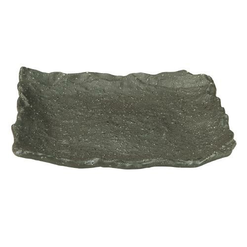 【星空 さざ波四ツ脚四方皿】皿 高さ38mm×直径:220【業務用】【グループB】【プロ用】【まとめ買い商品】