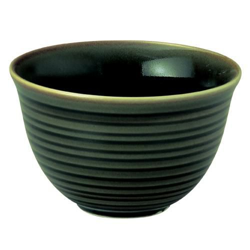 美濃焼 【織部 櫛目4.2丼】小丼 高さ78mm×直径:125【業務用】【グループB】【プロ用】【まとめ買い商品】