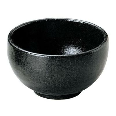 【ゆず黒燿 石目4.2丼】丼 高さ75mm×直径:130【業務用】【グループB】【プロ用】【まとめ買い商品】