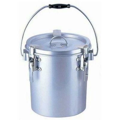 アルマイト 丸型二重食缶(クリップ付)238