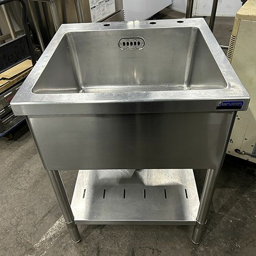 ☆中古品 業務用1槽シンク 横600mmx奥600mmx高800mm
