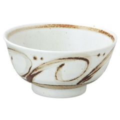 茶色唐草 深口5.0丼【まとめ買い商品】