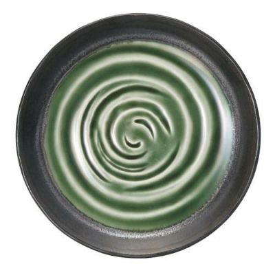 水鏡 緑 5.0丸皿 緑【まとめ買い商品】