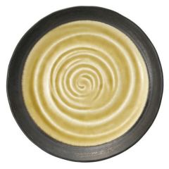 水鏡 黄 7.5丸皿 黄【まとめ買い商品】