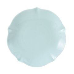 花笑み 青白 20cm丸皿【まとめ買い商品】