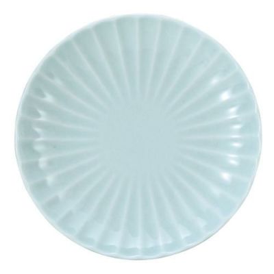 かすみ 青白 14.5cm丸皿【まとめ買い商品】