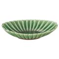 かすみ 緑 楕円皿小【まとめ買い商品】