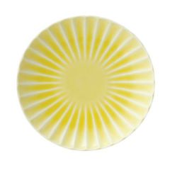かすみ イエロー 16.5cm丸皿【まとめ買い商品】