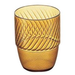 コップ筋入 PC-22 アンバー ポリカーボネイト