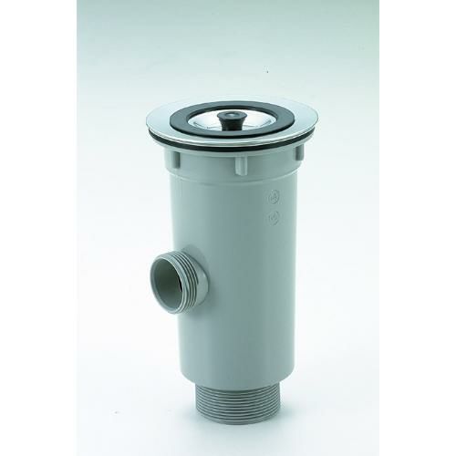小型排水トラップ G2ネジ オーバーフロー付 A蓋樹脂カゴ仕様 TO-198NLAP