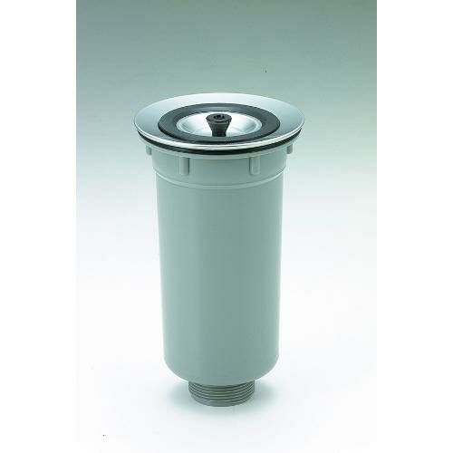 小型排水トラップ G1-1/2ネジ A蓋樹脂カゴ仕様 TO-298AP