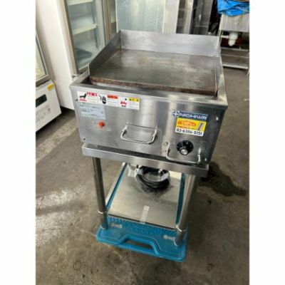 業界最長1年保証】【中古】卓上電気グリドル 架台付き ニチワ電機 MTEG