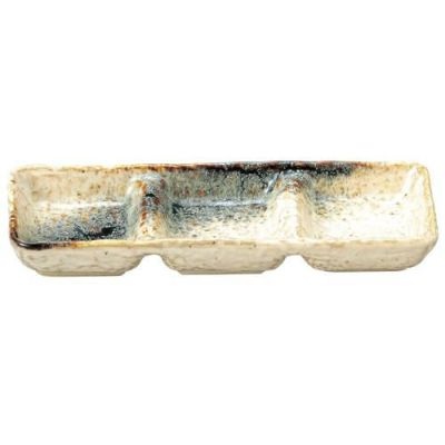 銀河 石目3品盛 美濃焼【まとめ買い商品】