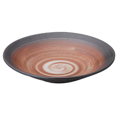 志野化粧 リップル4.8皿【まとめ買い商品】