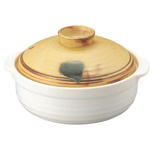 山吹 団らん6号鍋 IH対応 美濃焼【まとめ買い商品】