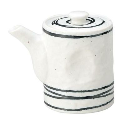 粉引黒ライン 石目汁次【まとめ買い商品】
