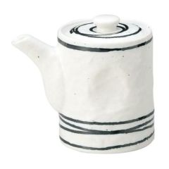 粉引黒ライン 石目汁次【まとめ買い商品】