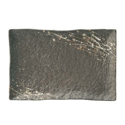 吹雪 石目尺長角皿 美濃焼【まとめ買い商品】