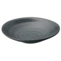 【黒洋 リップル4.8皿】丸皿 高さ29mm×直径:145mm【業務用】【グループB】【プロ用】【まとめ買い商品】