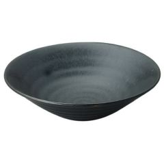 【黒洋 リップル8.0鉢】 高さ70mm×直径:262mm【業務用】【グループB】【プロ用】【まとめ買い商品】