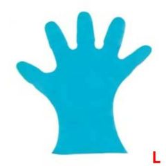 カラーマイジャストグローブ #28 化粧箱(5本絞り)200枚入 グリー L 27μ
