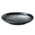 【ゆず黒燿 石目小判皿大】小判皿 高さ40mm×長径:223・短径:165【業務用】【グループB】【プロ用】【まとめ買い商品】