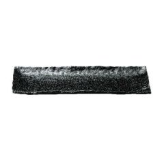 【ゆず黒燿 石目尺四細長角皿】角皿 高さ33mm×長径:420・短径:175【業務用】【グループB】【プロ用】【まとめ買い商品】