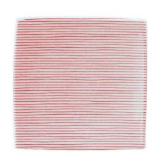 細縞 15.5cmスクエアープレート 赤【まとめ買い商品】