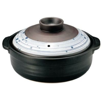 漆染 団らん10号鍋 IH対応 美濃焼【まとめ買い商品】