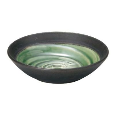 水鏡 緑 4.5浅鉢 緑【まとめ買い商品】