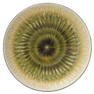 水明かり織部 5.0丸皿【まとめ買い商品】