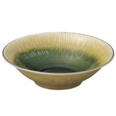 水明かり織部 8.5平鉢【まとめ買い商品】