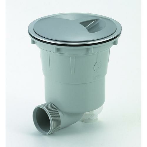 浅型横引き排水トラップ G2ネジ 止水プレート仕様 TO-299