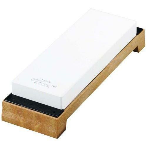 極上仕上げ砥石 台付 -6000(#6000)白