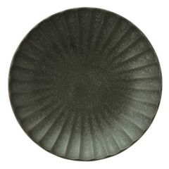 かすみ 黒 12.5cm丸皿【まとめ買い商品】