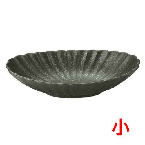 かすみ 黒 楕円皿小【まとめ買い商品】