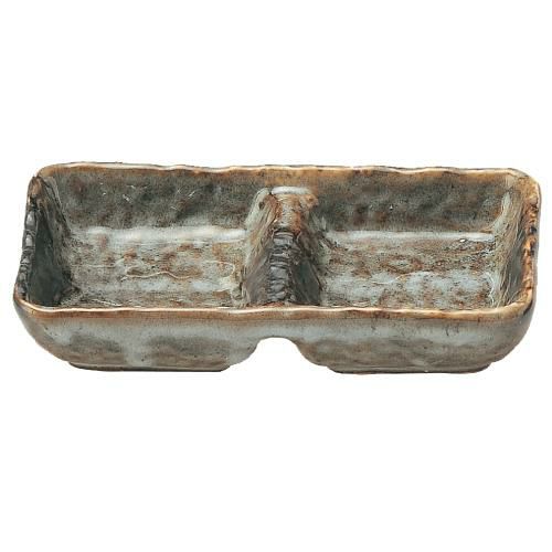 山がすみ 石目2品盛 美濃焼【まとめ買い商品】