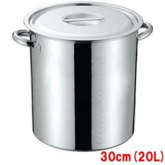 クローバー 電磁モリブデン 寸胴鍋(目盛付)30cm/業務用/新品/送料無料