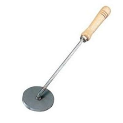 キャラメライザー 木柄 丸型 鉄製 8cm