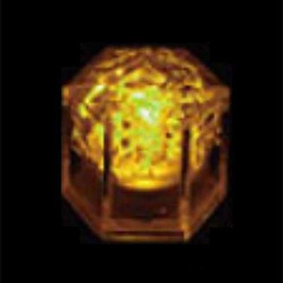 光る氷 ライトキューブ・クリスタル(24入)イエロー