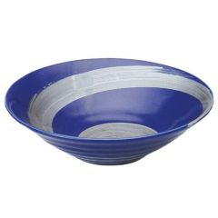 銀彩ブルー リップル7.0鉢 ブルー【まとめ買い商品】