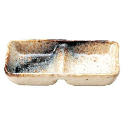 銀河 石目2品盛 美濃焼【まとめ買い商品】