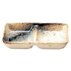 銀河 石目2品盛 美濃焼【まとめ買い商品】