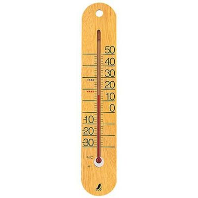 温度計 木製温度計 M-023 48481 シンワ測定【業務用/新品】【グループW】【プロ用】
