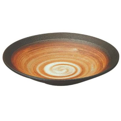 志野化粧 リップル4.0皿【まとめ買い商品】