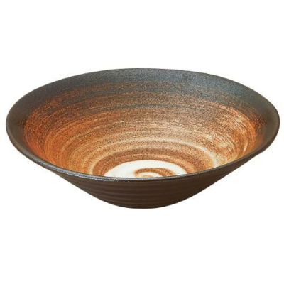 志野化粧 リップル7.0鉢【まとめ買い商品】