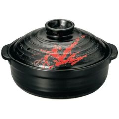 炎 石目6号鍋 IH対応 美濃焼【まとめ買い商品】