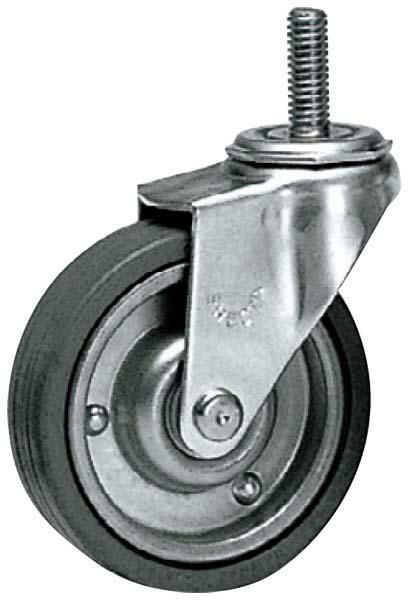 エレクターシェルフ オプションパーツ【ねじ込み式単独キャスター R75】キャスター径φ75 