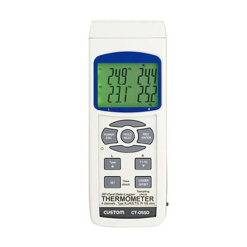 温度記録計 4チャンネルデータロガー温度計 【本体のみ】 CT-05SD カスタム【業務用/新品】【グループW】【プロ用】